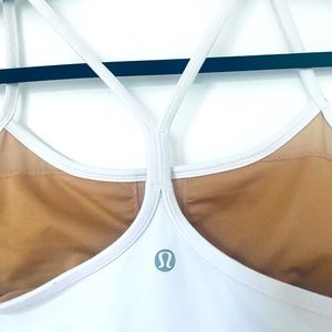 White Lululemon tank, size 10